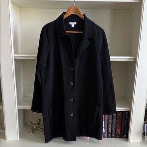 Charter Club Black Trench Coat